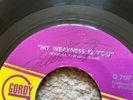 Signed Edwin Starr My Weakness Is You / I Am The Man For You Gordy Records 45