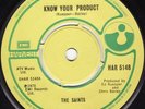 The Saints Know Your Product 45 Single