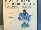 SAXF 251 RAVEL Daphnis et Chloé CLUYTENS LP French COLUMBIA STEREO VG+