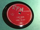 LONNIE THE CAT RPM 410 I AIN’T DRUNK/THE ROAD I TRAVEL - BLUES R&B 78 IKE TURNER