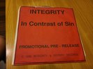 Integrity In Contrast Of Sin Promo Pre-Release / Test Pressing 7