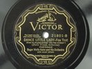 78rpm - Jazz - ROGER WOLFE KAHN Orch: Dance Little Lady & A Room with a View