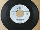 The Hi-Tones 1961 WHITE DOO WOP 45 I Don't Know Why / No More Pain FONSCO HEAR