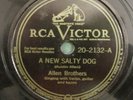 RCA VICTOR 20-2132 Allen Brothers/Modern Mountaineers 78 rpm V+ pre war country