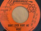 Rare Northern Soul Promo 45/ Webs 