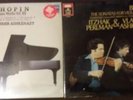 2x Vladimir Ashkenazy LP LOT- BRAHMS SONATAS FOR VIOLIN PIANO+ CHOPIN AUDIOPHILE