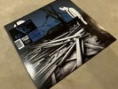 Jack White Fear of the Dawn - Moon Glow White Astro Blue Split Vinyl Rough Trade