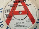 LESLEY GORE - ‘SHE’S A FOOL’ MERCURY AMT 1213 DEMONSTRATION COPY 1963
