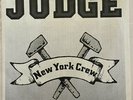 Judge “New York Crew” Schism Records number 2 Straight Edge New York Hardcore