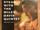 MILES DAVIS Steamin' LP Original 1961 Prestige Mono DG PRLP 7200 Bergenfield VG