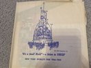 It’s a Small World vinyl 45 Record with original 1964 World’s Fair Bag (rare)