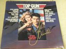 TOP GUN LP AUTOGRAPHED BY TOM CRUISE   -   With COA