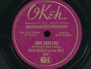 78tk-Jazz-OKEH 5021-Billie Holiday-(Them there eyes/Some other Spring)
