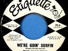 The Wailers Promo 45 We're Goin Surfin b/w Shakedown Garage Surf Etiquette 45rpm