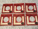 (6) Rare Early JAMIE/GUYDEN 45 rpm Record Company Sleeve Rockabilly Soul RED
