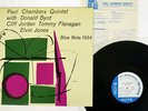 PAUL CHAMBERS QUINTET SAME BLUE NOTE BLP1564 JAPAN VINYL LP
