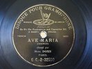 Henri Dons Bass Gounod Ave Maria 78 RPM Single Side G&T G.C.-2-32509