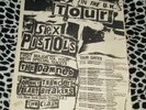 VINTAGE ORIGINAL SEX PISTOLS THE DAMNED THE CLASH FLYER 8.2X11.5 PUNK RARE KBD