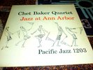 Chet Baker Quartet LP Pacific Jazz 1955 Long Play DG VG++