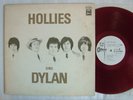 PROMO WHIET LABEL & RED VINYL / THE HOLLIES SING DYLAN