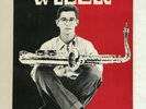 BARNEY WILEN - vintage Jazz poster Disques VOGUE, approx. 1958