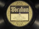 78 RPM -- Perry Bradford's Jazz Phools (Louis Armstrong), Vocalion 15165, EE+