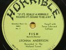 LEONNA ANDERSON Fish / T. BURRELLO There's A New Sound DR. DEMENTO 78 rpm record