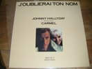 Johnny Hallyday Carmel Maxi 45 Tours Hors Commerce Monoface