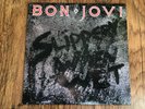 Bon Jovi Slippery When Wet vinyl first US issue 1986 Mercury Excellent red inner