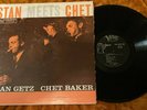 Chet Baker & Stan Getz Jazz LP Stan Meets Chet Verve MG V-8263 Vinyl 1958 Mono