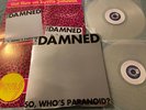 the damned so whos paranoid clear vinyl + poster 1st pressing