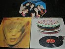 ROLLING STONES (3) LP RECORD LOT: LET IT BLEED/GOAT'S HEAD SOUP/THROUGH THE PAST