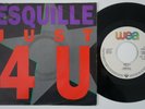 ESQUILLE Just 4 U - RARE fantastic electro synth boogie 45 Sweden Germany HEAR