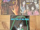 KISS - 3 Singles - Vinyl - Peter Criss  - Don't you let me down, I, Talk to me