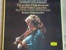 ANNE-SOPHIE MUTTER violin concertos KARAJAN 1stPress DGG DIGITAL 4LP Box MINT