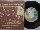 THE ALLMAN BROTHERS BAND 'Ramblin Man / Pony Boy' 1973 Italian 7
