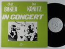 CHET BAKER/LEE KONITZ In Concert INDIA NAVIGATION LP VG+ g
