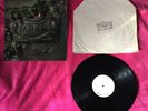 THE DAMNED SAMPLER  PROMO WHITE LABEL THE BLACK ALBUM LP 1980 CHISWICK