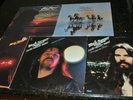 BOB SEGER (5) VG+/EX LP RECORD LOT: STRANGER IN TOWN/NIGHT MOVES/9 TONIGHT/DISTA