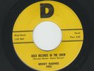 ROCKABILLY TEEN TRIBUTE- BENNY BARNES - GOLD RECORDS IN THE SNOW - HEAR -1959 D