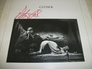 JOY DIVISION: “CLOSER” 12in LP Signed in Red by Peter Hook