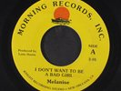 MELANISE: i don't want to be a bad girl / run wild MORNING 7