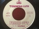 Soundz Freak Out Parts 1 &2 Psychedel-lite 45 Rare Psych 1967