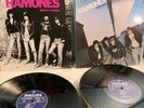 Ramones - Rocket To Russia & Leave Home (w CARBONA not GLUE) LP 1977 NETHERLANDS