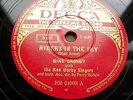 1389/BING CROSBY-Riders in the sky-Careless hands-Country KLASSE-78rpm Schellack