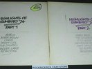 HIGHLIGHTS OF SUNBURY '74 PART 1 / PART 2 (DOUBLE LP) VERY RARE MUSHROOM