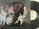 BLACK SABBATH heaven and hell WARNER LP hard rock heavy metal