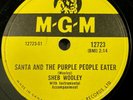 78 rpm SHEB WOOLEY Santa and the Purple People Eater / Star of Love E+