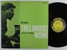 THELONIOUS MONK & SONNY ROLLINS Work  PRESTIGE LP mono deep groove h