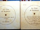 TRIO HONGROIS / BEETHOVEN :  Trios 7-8-9-10-11 / 2 LPs DISCOPHILES FRANCAIS